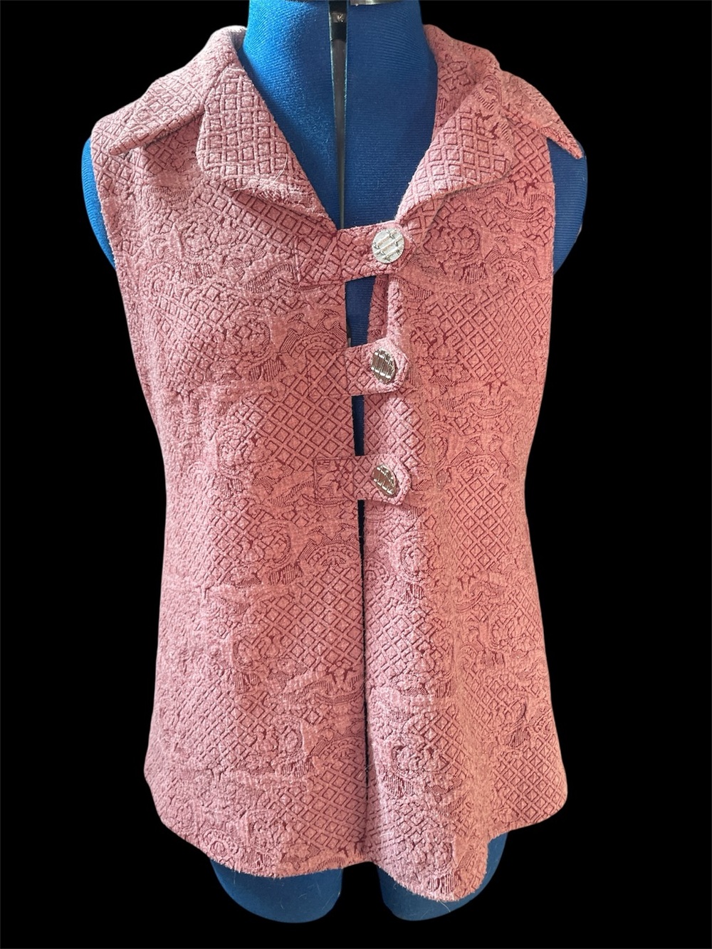 Women renfaire inspired tapestry vest